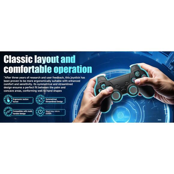 Retro Gaming Console, Video Game Stick Nostalgic Classic Games from The 80s 90s - Picture 4 of 14